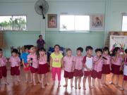 SGA teachers and students visiting Huynh De charity house, September 2016.
