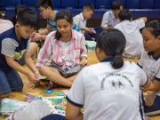 Các bạn nhỏ cùng nhau khám phá “thế giới tài chính” thông qua trò chơi tương tác thú vị