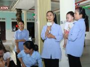 Đại diện Cô nhi viện, sơ Nữ chia sẻ: “Ngày hôm nay là một ngày thật vui khi các con ở cô nhi viện đều nhận được tình yêu thương ấm áp.”