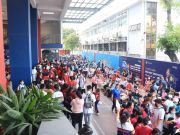 Children at Anh Linh Specialized Education School are waiting for dental check-ups