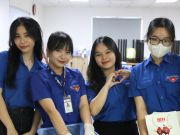 an vận động hiến máu tình nguyện Đoàn thanh niên – Hội Sinh viên Trường Đại Học Quốc Tế Hồng Bàng.