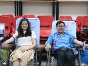 Thầy cô HIU cũng tích cực tham gia.