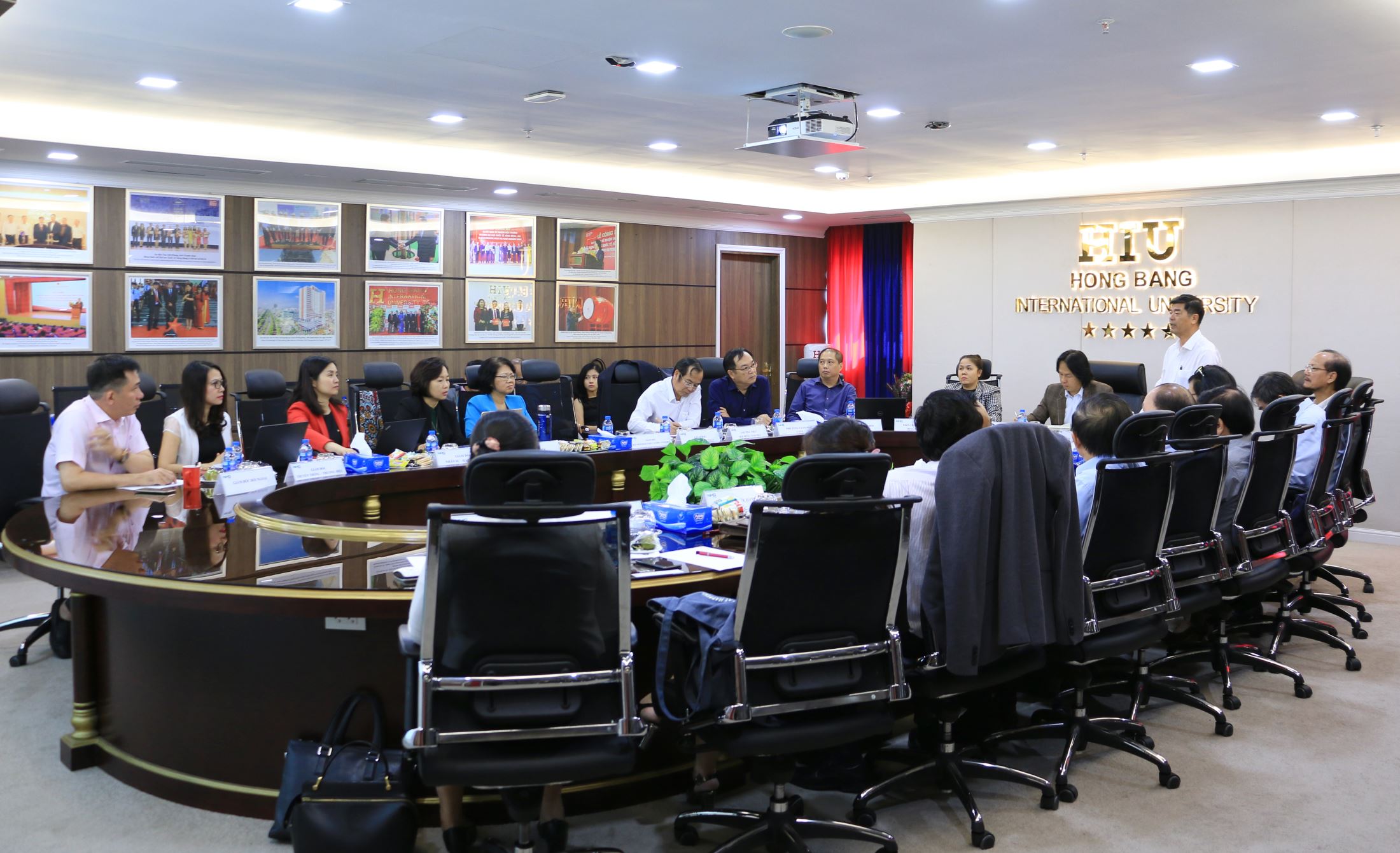 The meetings of board of management are held regularly to monitor and improve the education quality of members