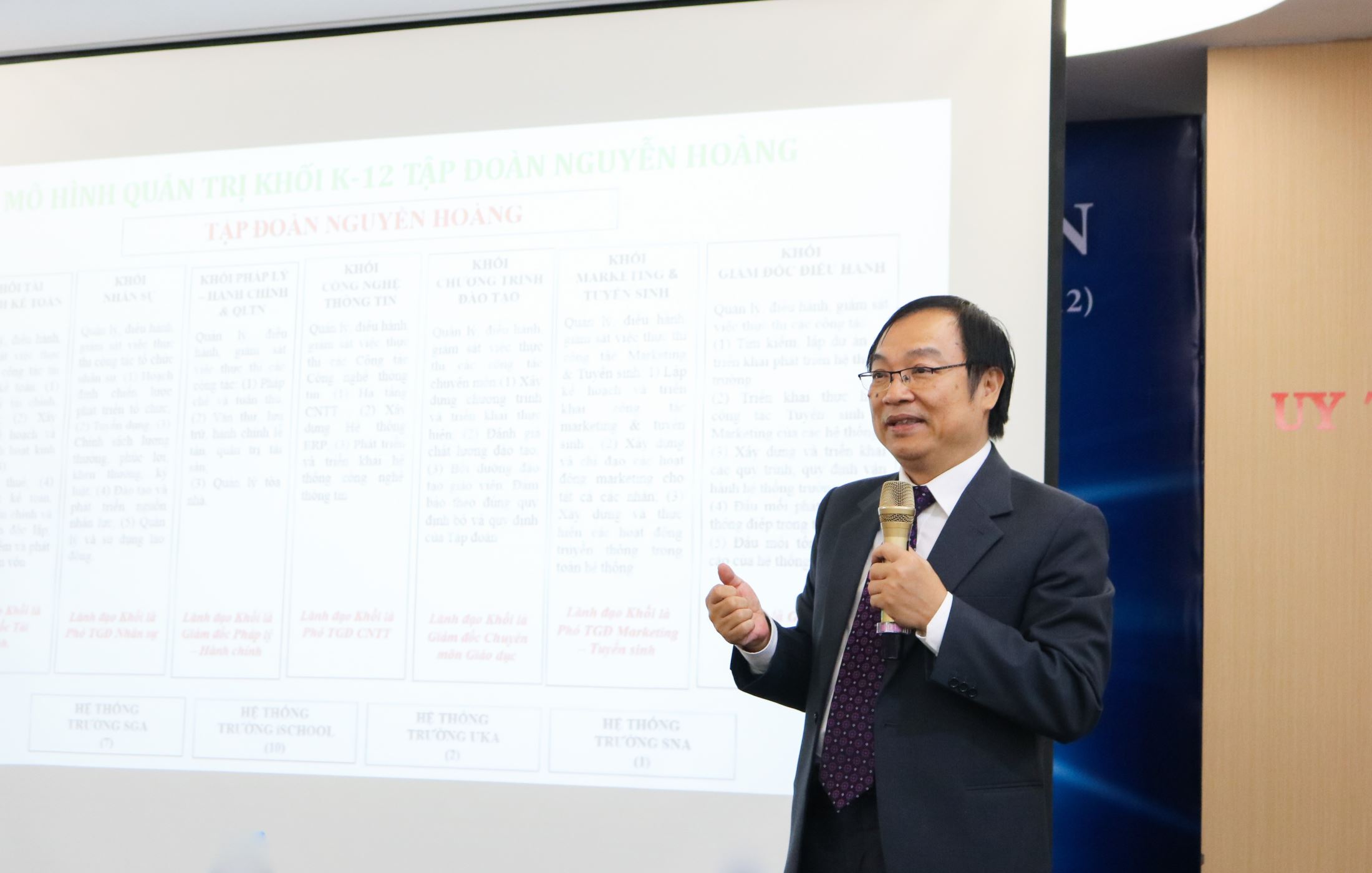 Dr. Dinh Quang Nuong – Deputy Chief Executive Officer explained outstanding advantages of the new operating structure
