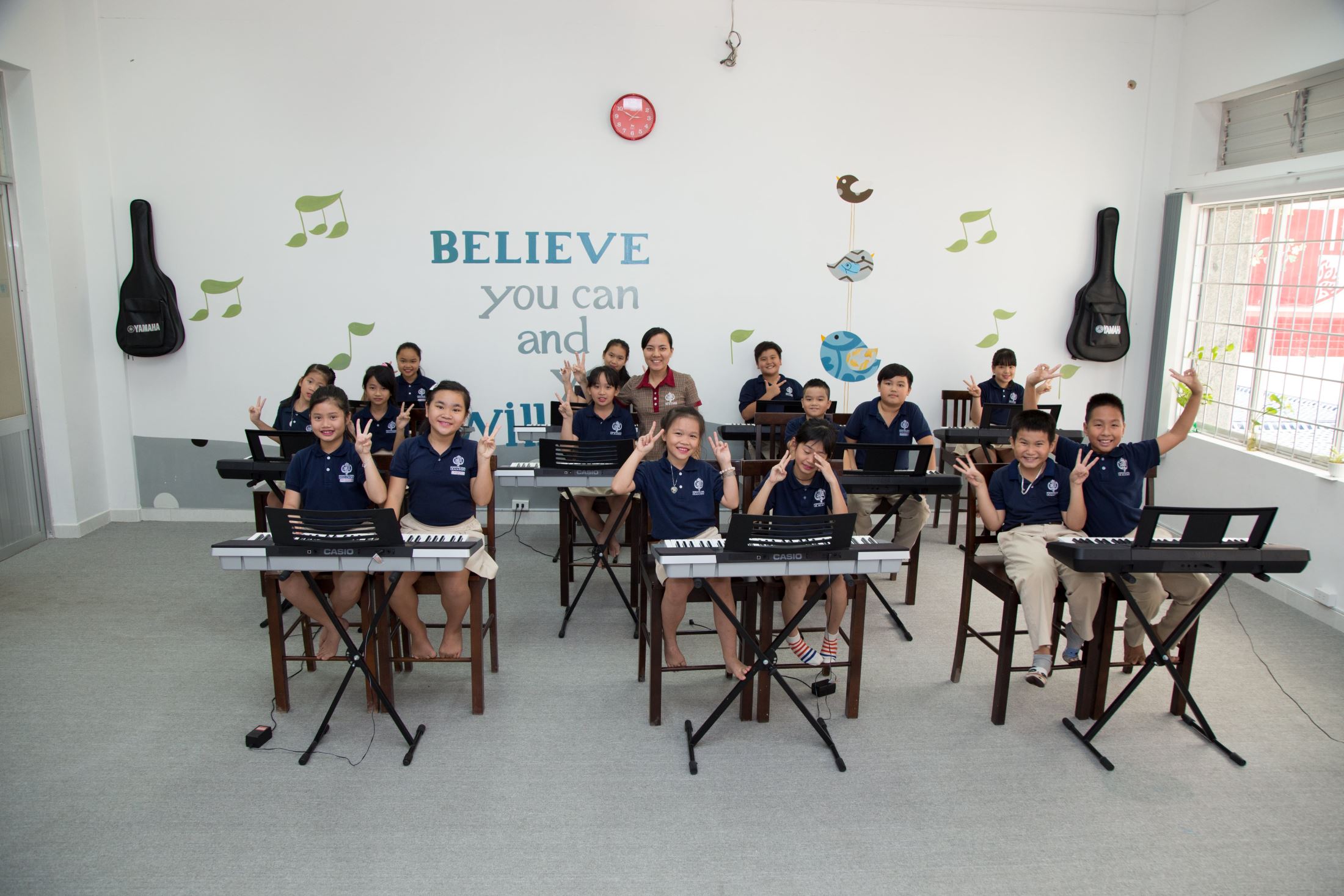 NHG students express their excitement in Music classes