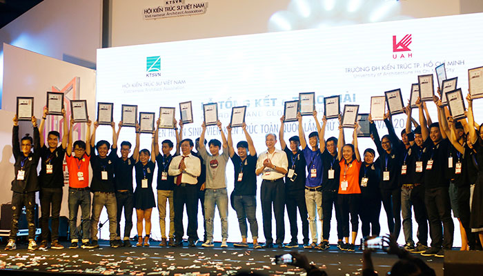 5 of 20 Architecture students from HIU won at the Architecture Festival 2018