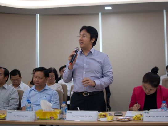 The seminar "Strategic Thinking for leadership & management - Access to ideas & new business model" by Professor. Augustine Ha Ton Vinh