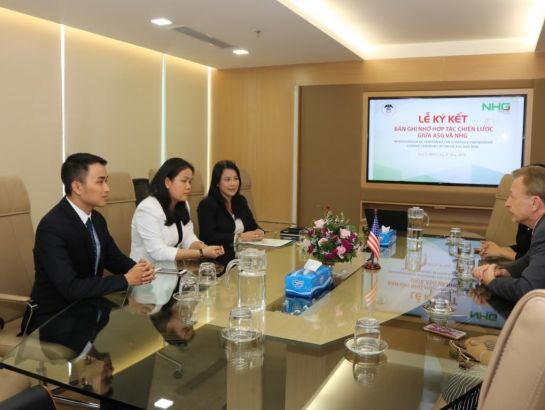 NHG and ASG signed the Memorandum of agreement for strategic partnership on August 8th at the group office