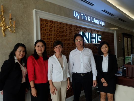 NHG leadership welcomed Madam Carlotta Colli, the Italian Consul General, visiting the group office on June 14th, 2016 