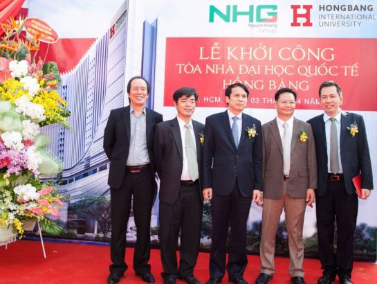Groundbreaking ceremony of the HIU building