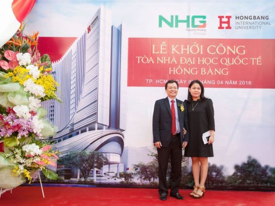 Groundbreaking ceremony of the HIU building