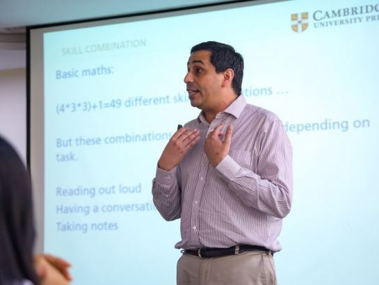 NHG teaching staff participated seminar “Integrated Skills in the ESL Classroom” trained by Mr. Allen Davenport from Cambridge University Press on March 26th, 2016 