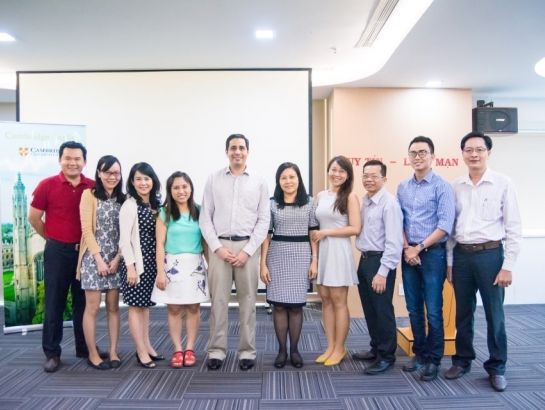 NHG teaching staff participated seminar “Integrated Skills in the ESL Classroom” trained by Mr. Allen Davenport from Cambridge University Press on March 26th, 2016 