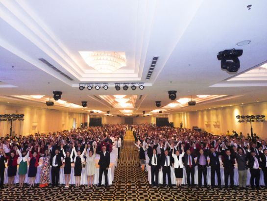 More than NHG 2,000 staffs expressed their determination to achieve the objectives of financial year XII.