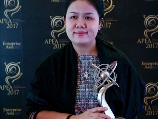 “Receiving this award is not only my own happiness but also for more than 2,000 staffs of Nguyen Hoang Group in our past 18 years making continuously effort to be recognized by the international and local community. This joy encourages us to try more in the future, especially in the field of education we are pursuing. This is also an opportunity for us to connect with Vietnamese and international businessmen.", said Mrs. Hoang Nguyen Thu Thao, CEO of NHG.