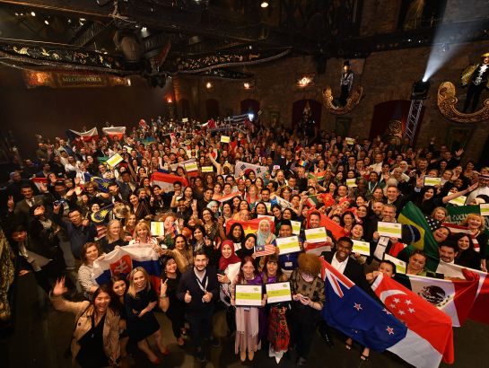 More than 350 teachers and educational leaders from 109 countries around the world attending the forum.