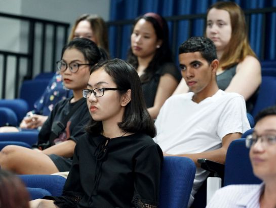 Domestic and international students are interested in tourism human resources participating in the event.