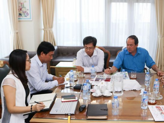 NHG to welcome the delegation of An Giang leaders 