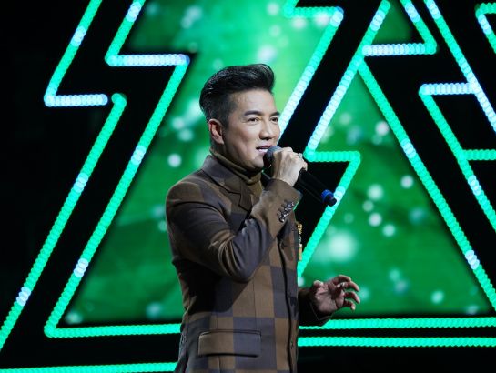Singer Dam Vinh Hung - Parent of NHG perfomed at music night
