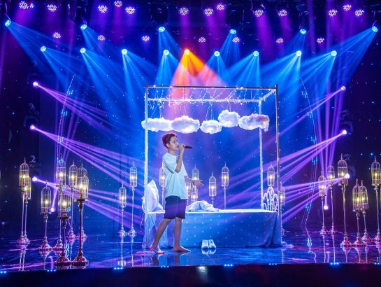 The song "Seeing mother in my dream" is performed by Tan Bao.