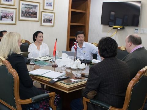 NHG Board of Management welcomed representatives of Stirling University, UK, visiting the group office.