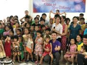 The class MBA 18K6(Ba Ria - Vung Tau University)had collaborated with Vung Tau’s Children Sponsor center to organize the program named "Sharing love" for nearly 100 children living here.