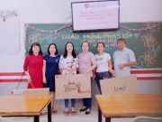 Parents of iSchool Nha Trang welcomed the gift of gratitude from the homeroom teacher