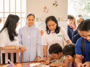 The children at Thien Than Shelter receive the loving care from leaders, staff, students