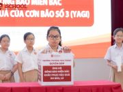 Học sinh iSchool Nha Trang nhiệt tình tham gia quyên góp hỗ trợ vùng lũ.