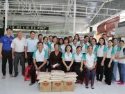 The HIU Faculty of Pharmacy charity group brings warmth to the Hòa Hảo Center. 