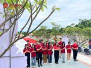 Đoàn iSchool Hà Tĩnh dâng hương tại Nghĩa trang Liệt sĩ Núi Nài