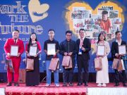 A vibrant atmosphere filled the art auction area as students, parents, and guests came together to spread humanistic values through every artwork.