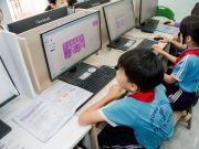 Thiết bị máy tính được trao đến Trường Tiểu học Diên Sơn, góp phần hỗ trợ hoạt động dạy và học tại nhà trường.